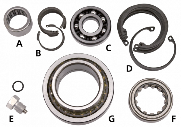 PARTS FOR OEM 6-SPEED "CRUISE DRIVE" TRANSMISSIONS